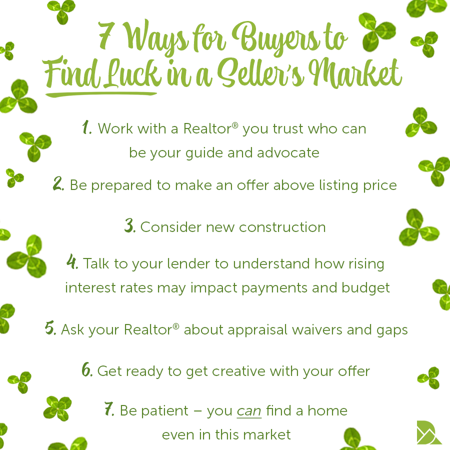 find luck in a sellers market