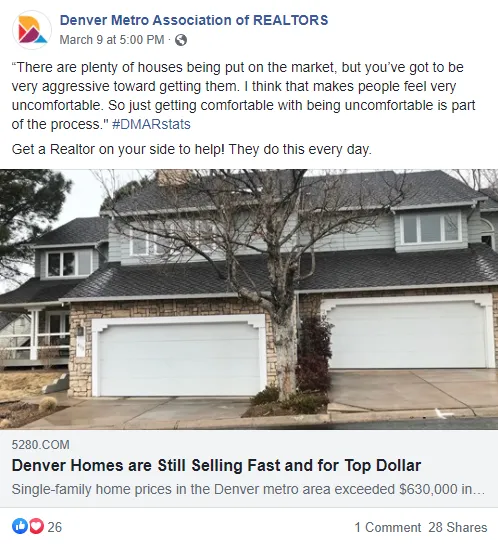 trending on facebook 