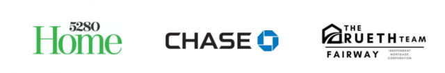 5280 logo, Chase bank logo, The Rueth Team Fairway Logo