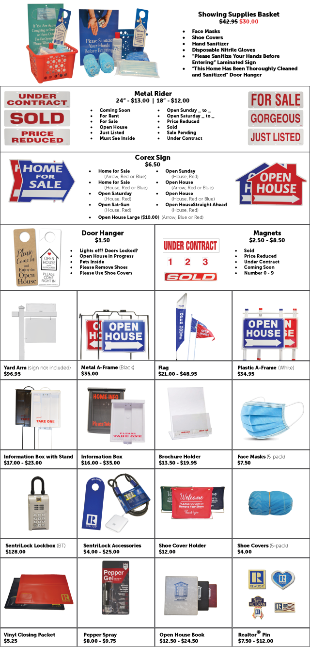 realtor store inventory