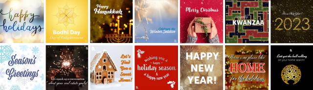 holiday graphics banner